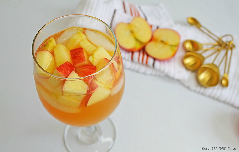 Caramel Apple Sangria Served Up With Love