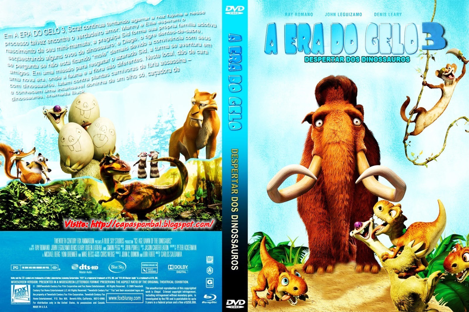 Capas Filmes Animação A Era do Gelo 3 Capas Filmes Animação A Era do Gelo 3