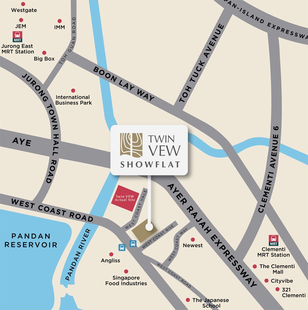 Twin VEW Location Map