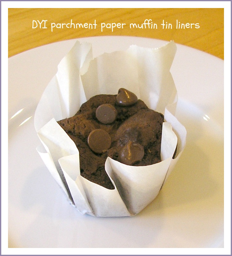 Been There. Done That. parchment paper as muffin tin liner