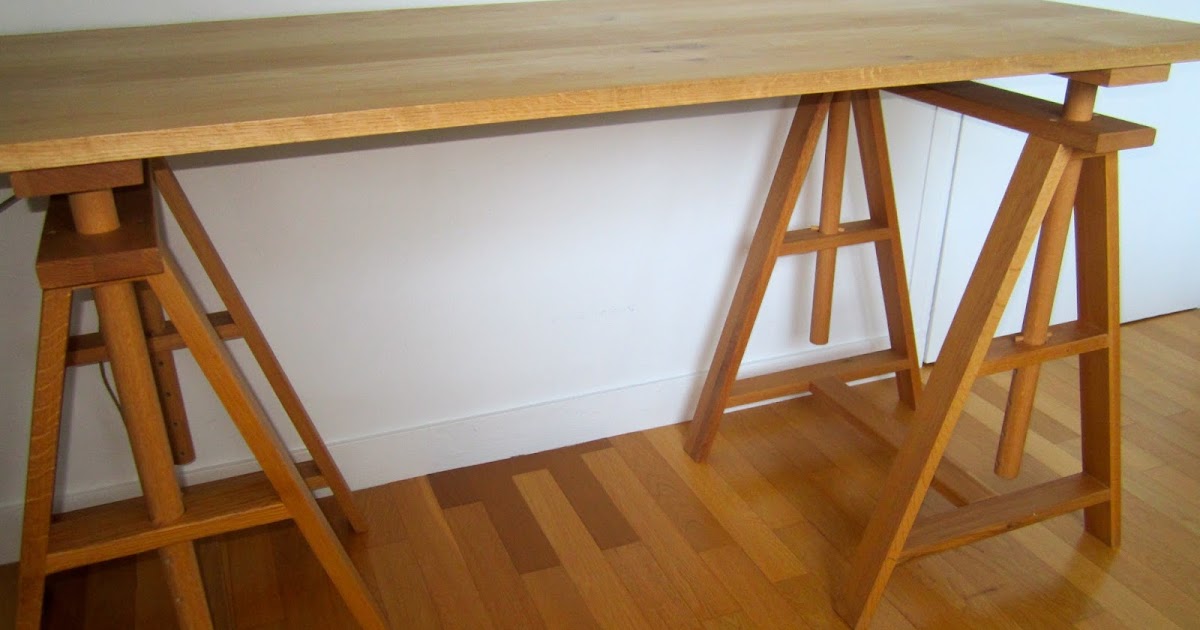Ciao Plaisir ;) Bureau avec ses 2 tréteaux