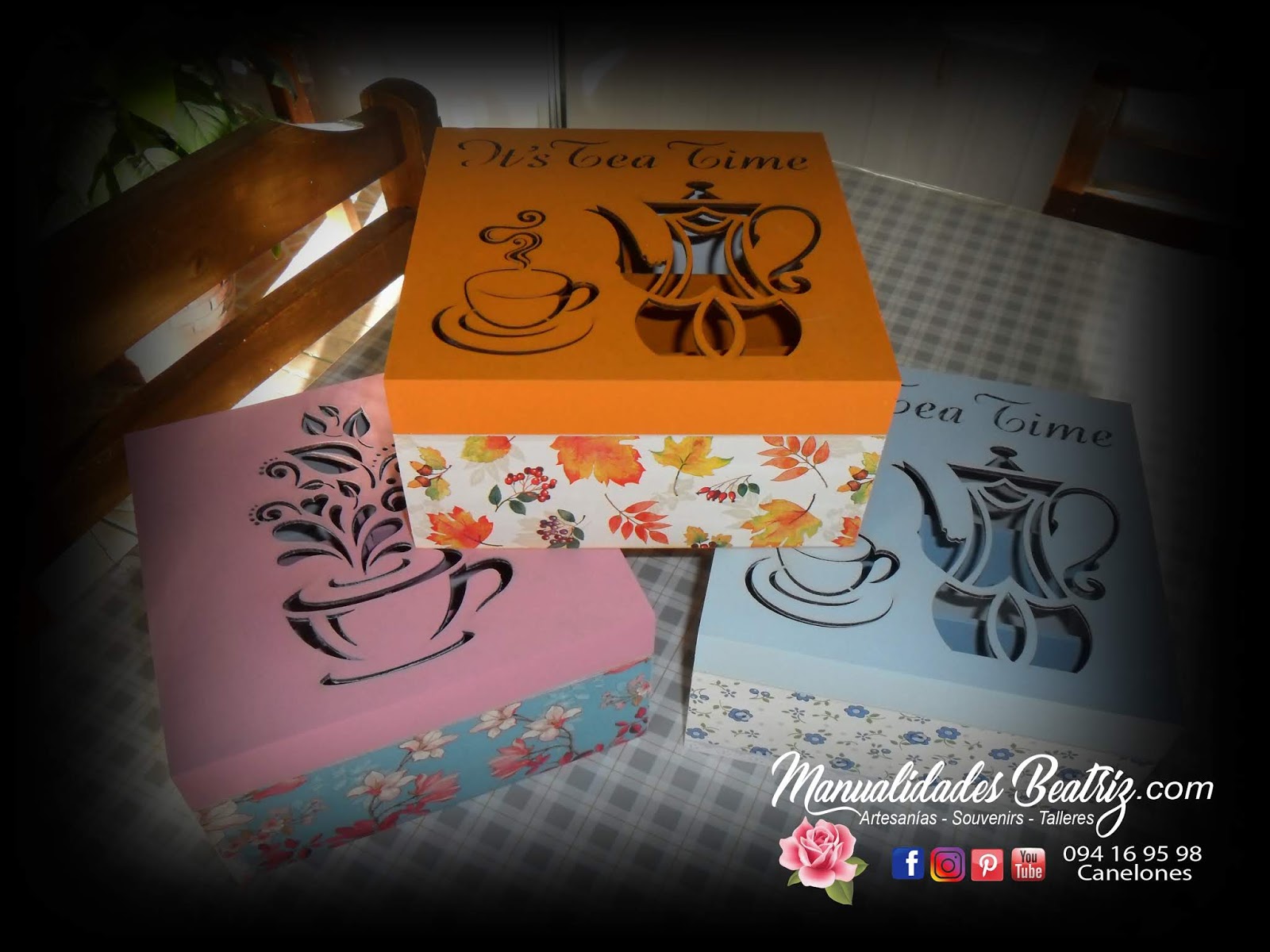 Manualidades Beatriz Cajas de Té