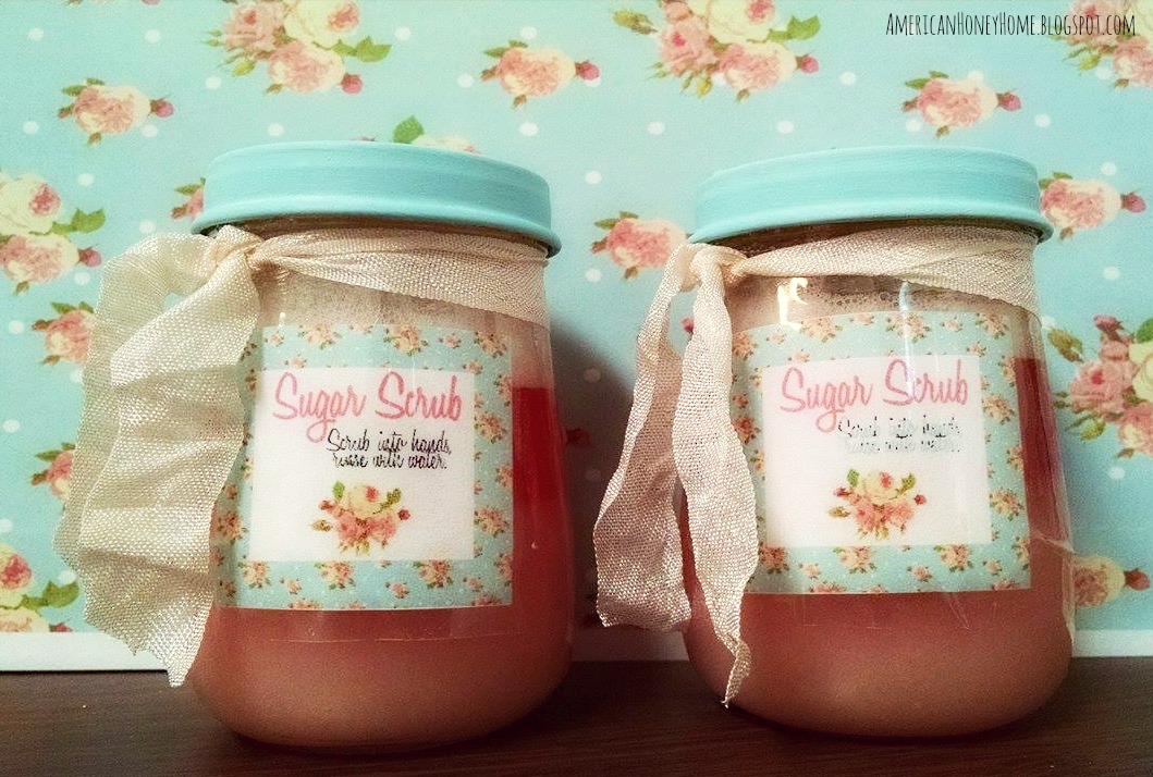 American Honey Home Homemade Sugar Scrub for Mother's Day Gifts