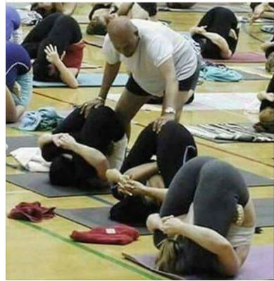 Shocking Photo "Why My Wife Will Never Go For Yoga Classes" - Simply