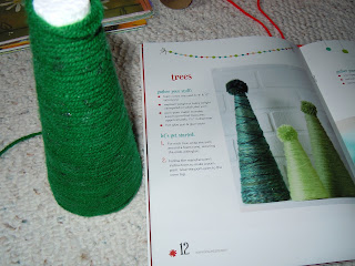 Yarn Christmas Tree Crafts