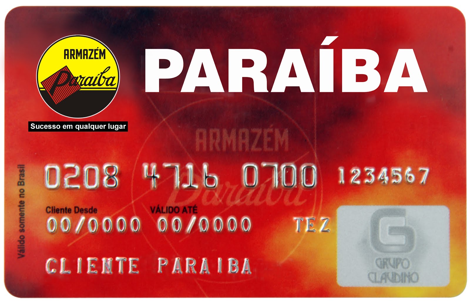Cartão Paraíba