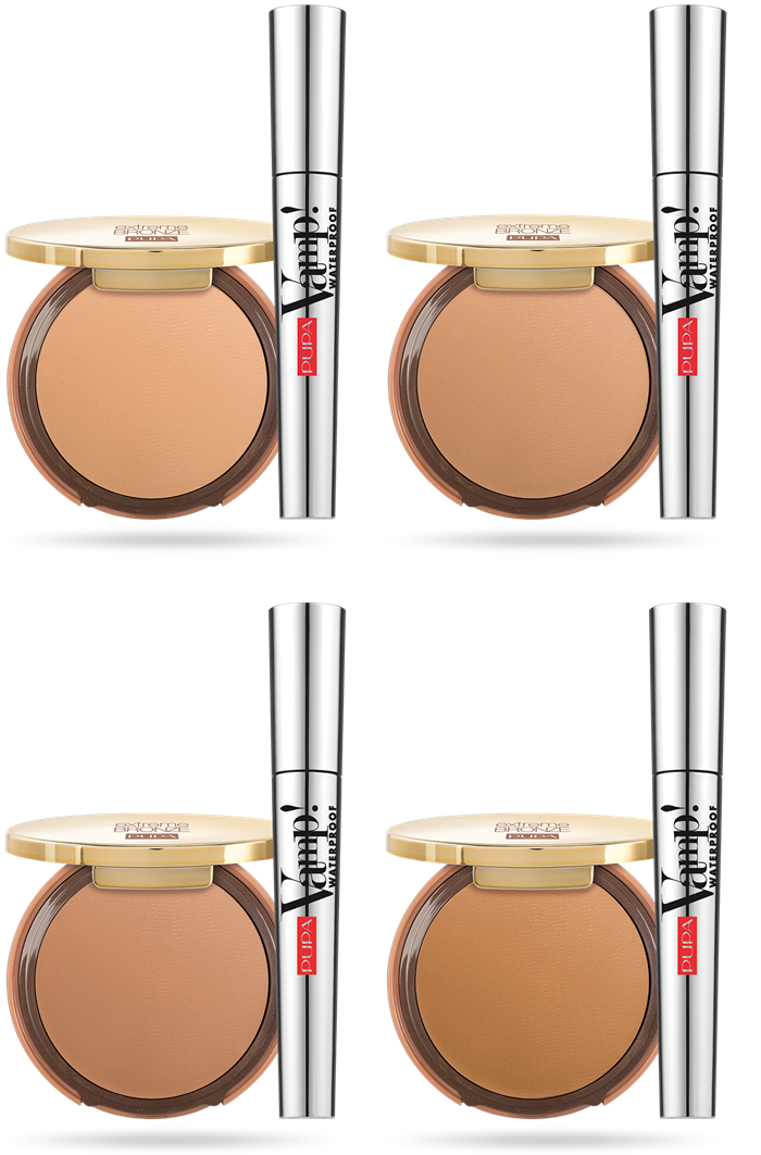 Pupa Kit Extreme Bronze Foundation pupa Bronzing Collection