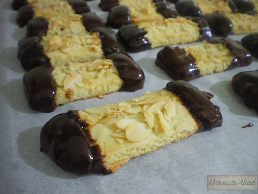 Mandelschnitten (galletas de almendra )