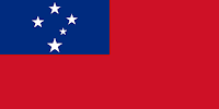 Logo Gambar Bendera Negara Samoa PNG JPG ukuran 200 px