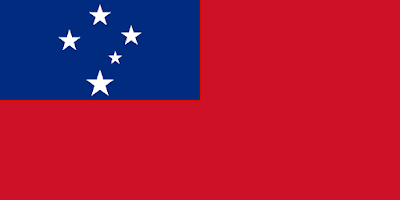 Logo Gambar Bendera Negara Samoa PNG JPG ukuran 400 px
