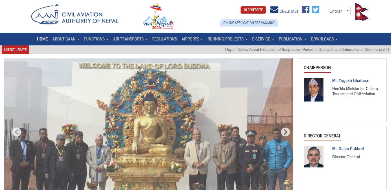 CAAN website back to normal function. CAAN website back to normal function.