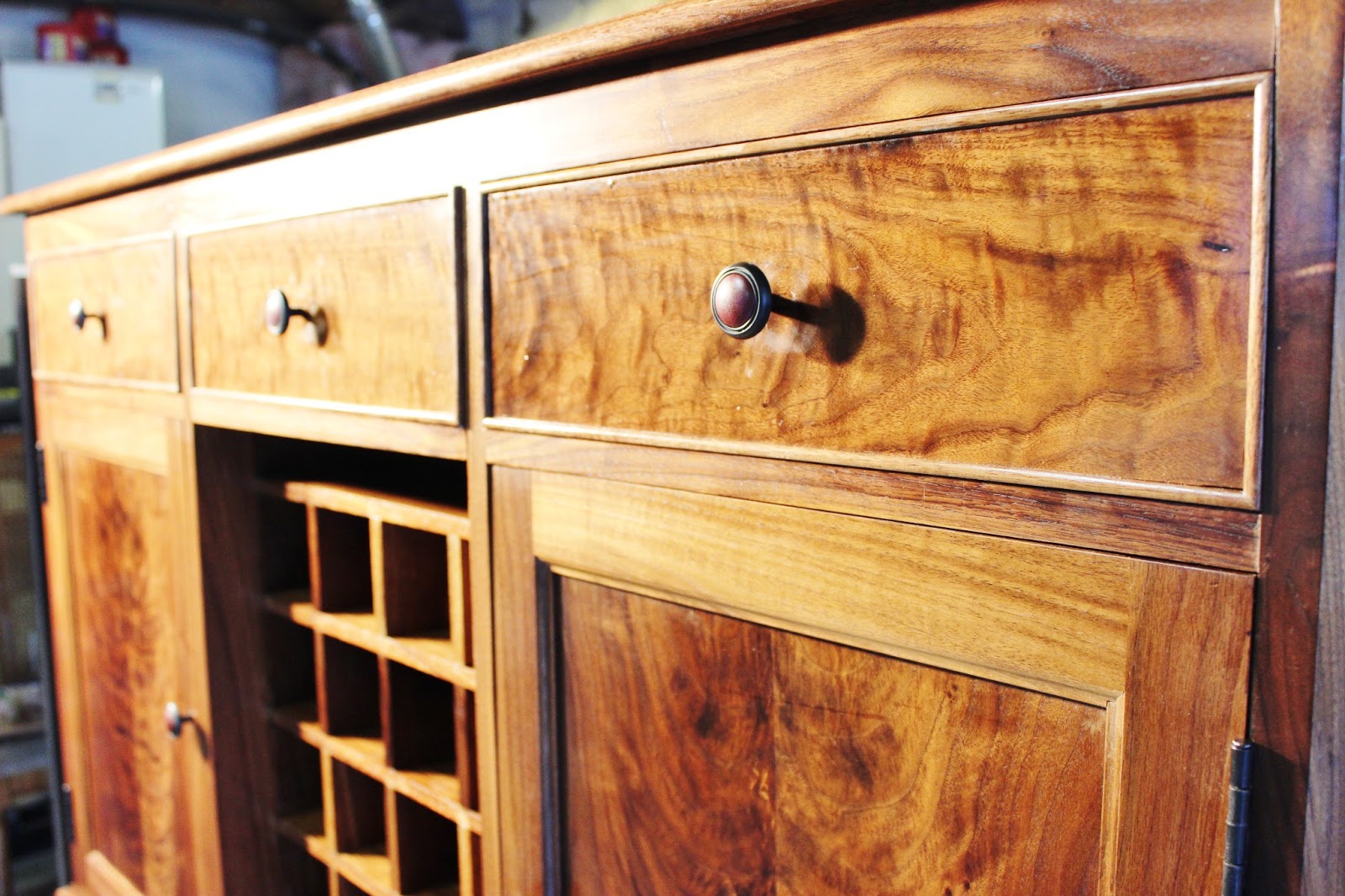 A Very Good Life Inspired by Pottery Barn Custom Sideboard with Wine