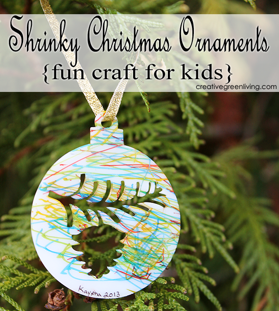 How to Make Shrink Paper Christmas Ornaments Creative Green Living