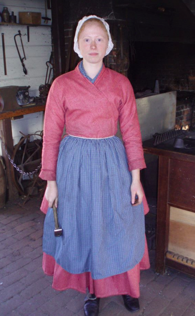 Two Nerdy History Girls: What a Woman Blacksmith Wore, c. 1775