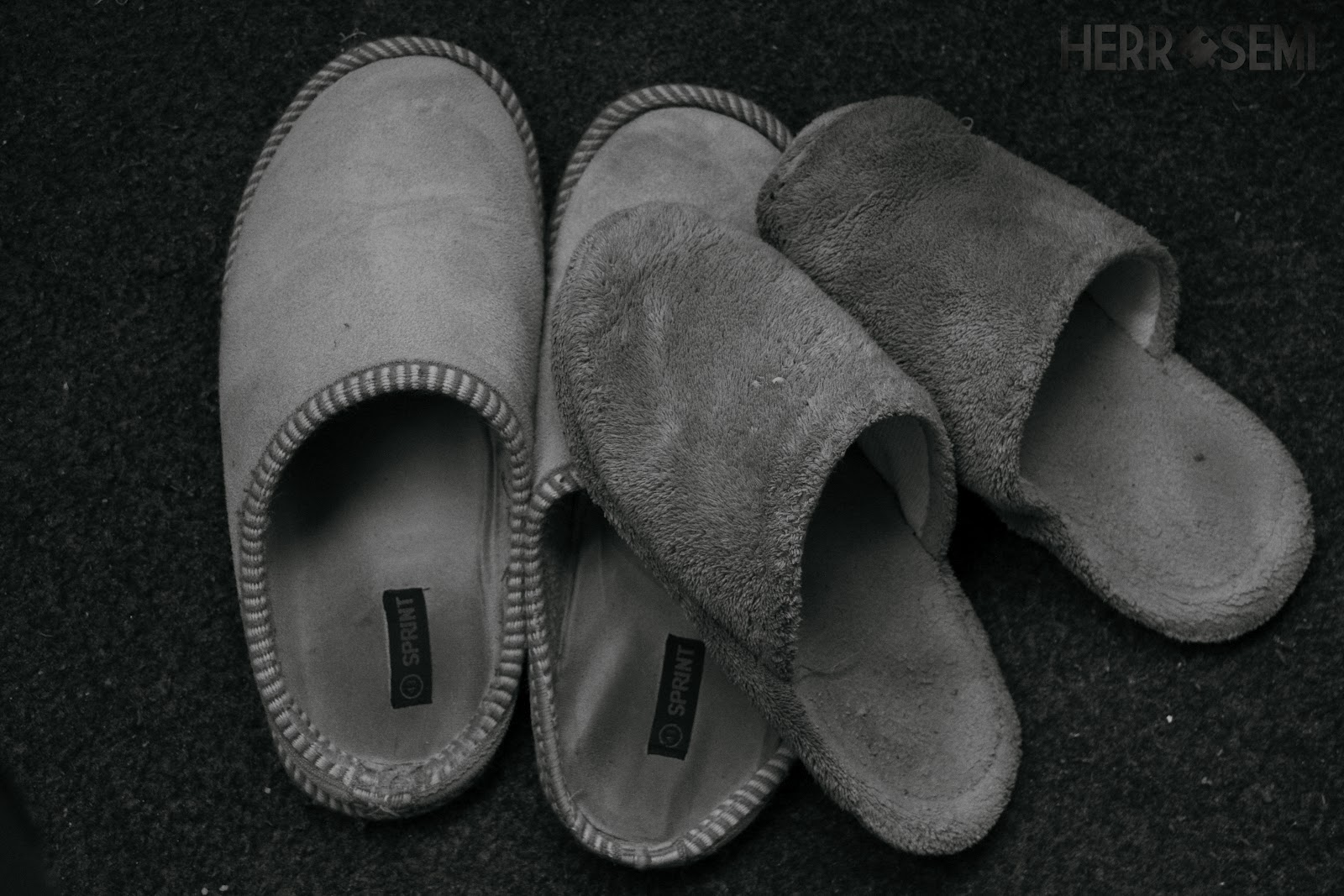 Herr Semi Foto Dirty Slippers