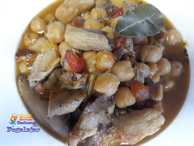 Garbanzos con Setas