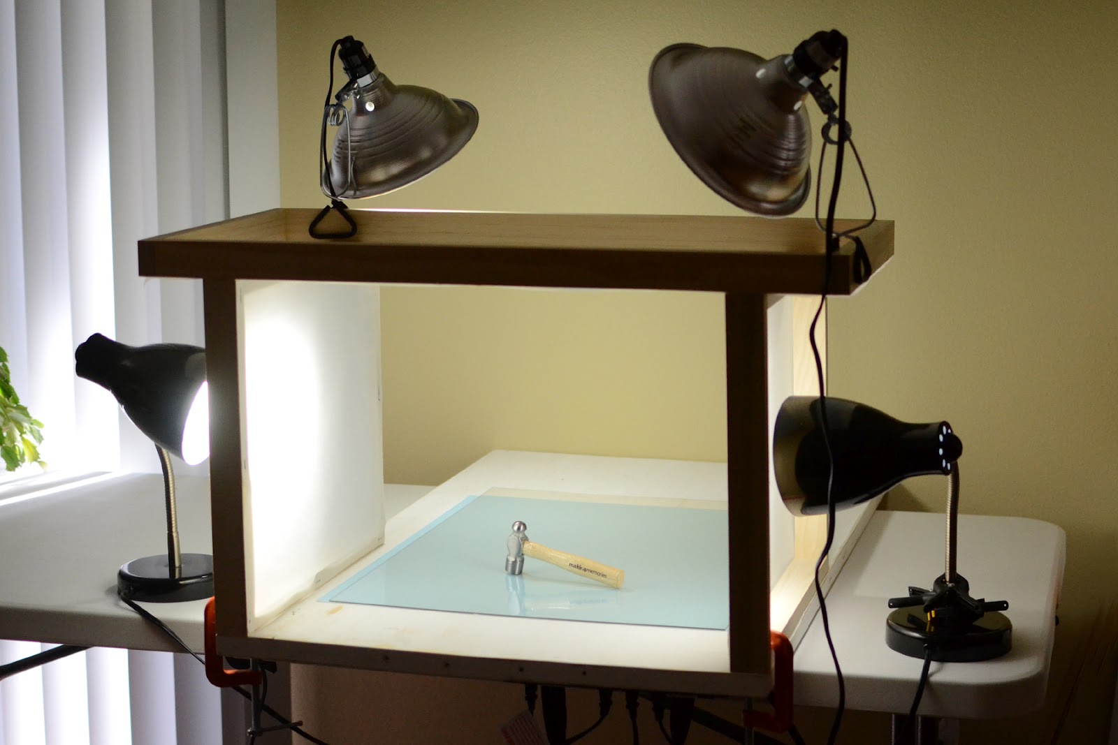 The Lucky Fox Homemade tabletop photo booth