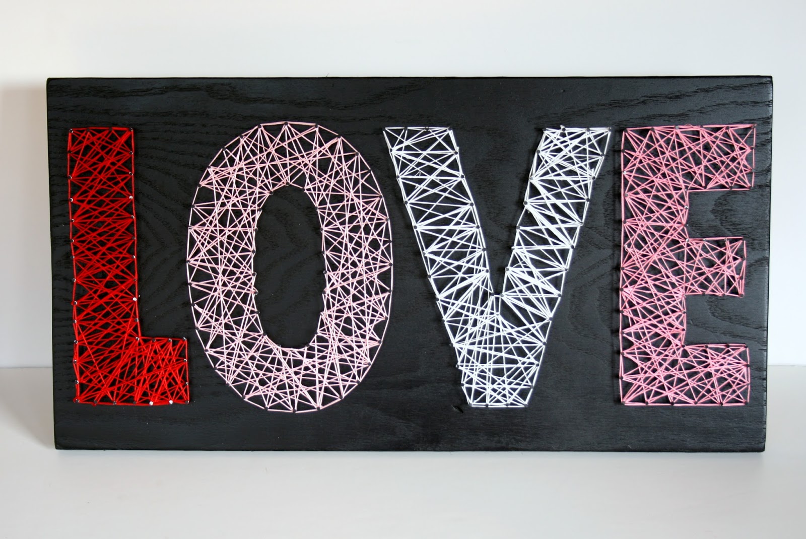 The Pink Elephant: Project Thursday: Valentine String Art
