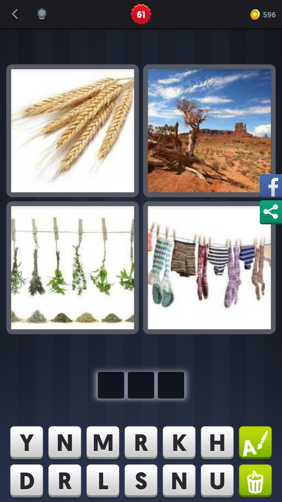 Four Pics One Word Answers Level 72