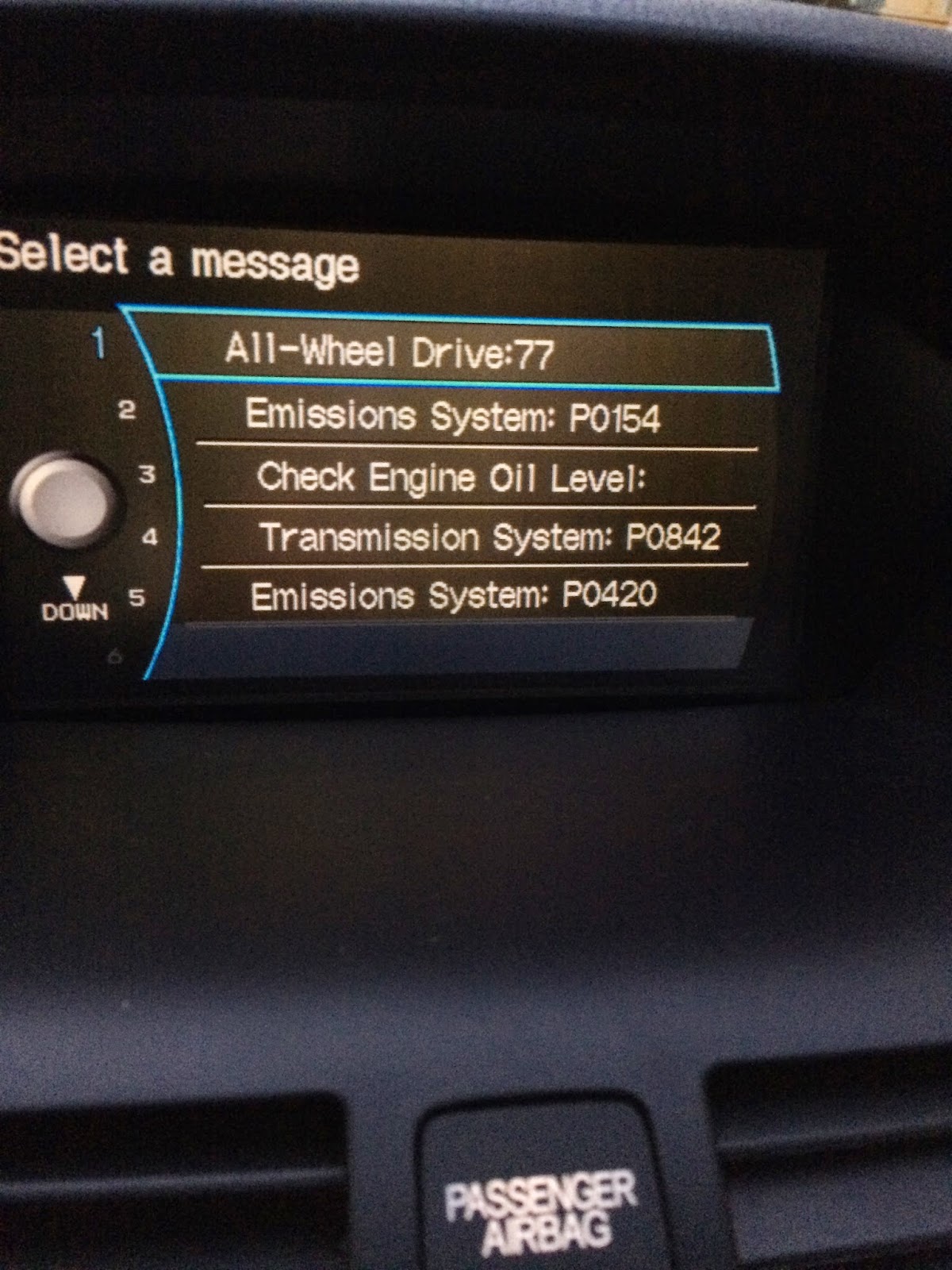 Jin Lee's Blog: Acura MDX Check Engine Light - Finally Fixed?