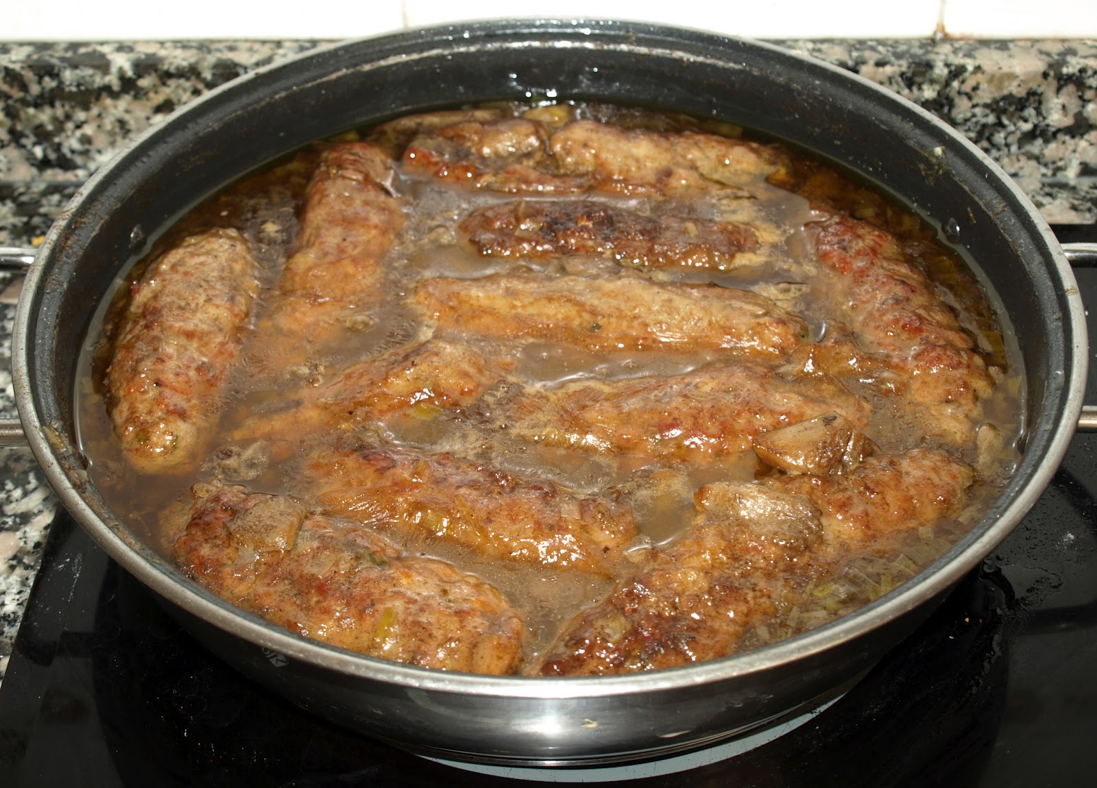Cocinar es vivir y Bordar también Rollitos de Ternera rellenos en