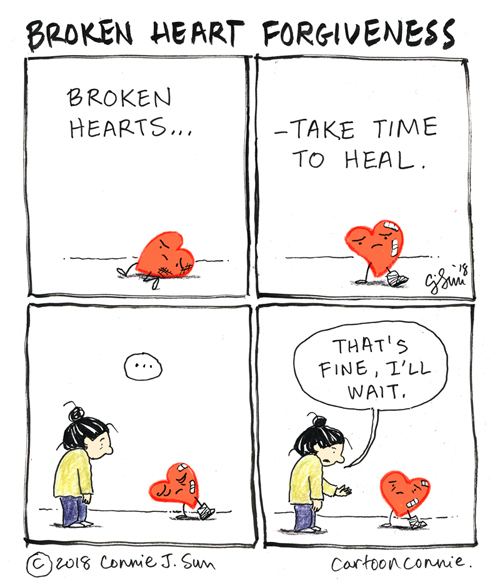 broken heart comic