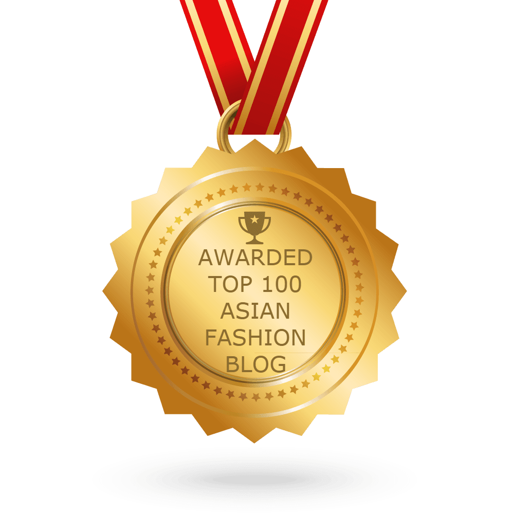Awarded top 100 asian fashion blog