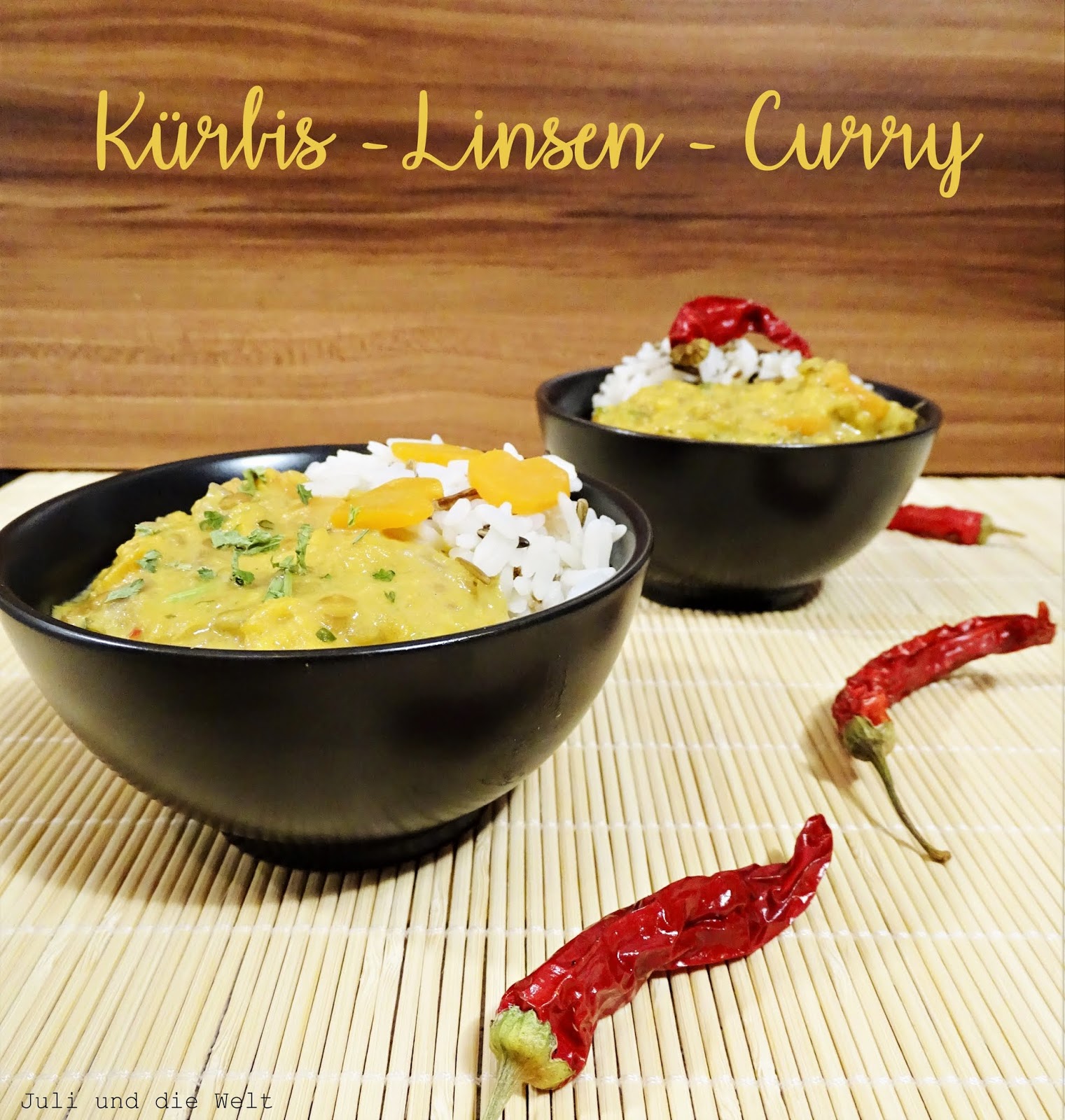 Kürbis - Linsen - Curry (vegan)