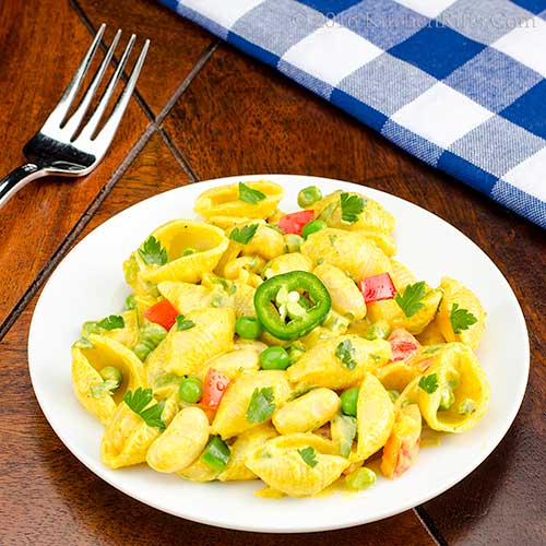 Curried White Bean and Pasta Salad