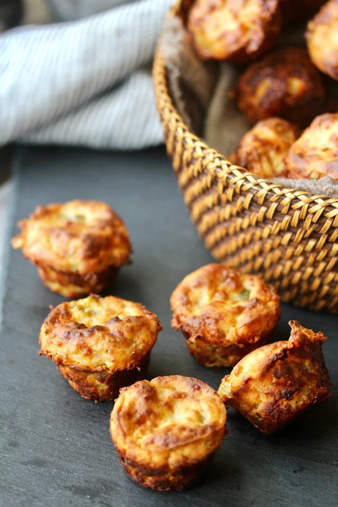 Jalapeño and White Cheddar Mini Muffin Appetizers