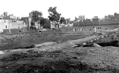 The Jallianwalla Bagh in 1919, months after the massacre.