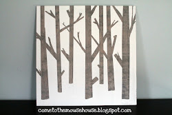 tree painting easy diy tutorial wooden trees welcome stencil artwork simple paintings paint birch mouse winter wood too want canvas