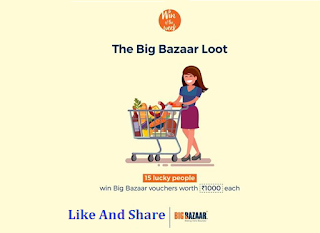 The Big Bazaar Loot Win of The Week Contest