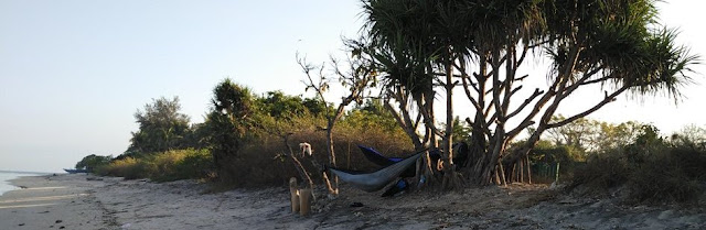 berkeliling gili air pantai di gili air