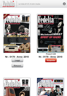 La rivista Fedeltà del Suono per iPhone e iPad.