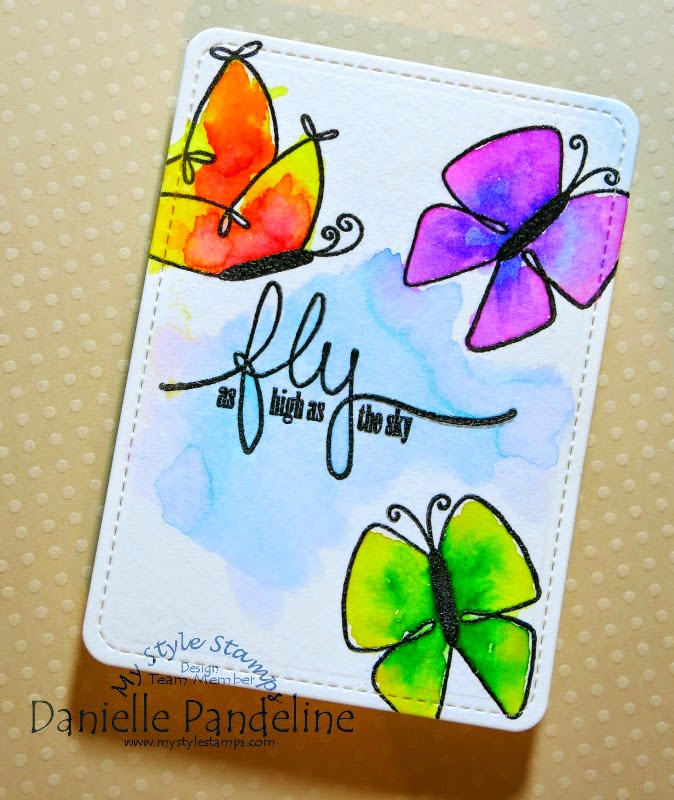 Fly High Pocket Card by Danielle Pandeline | for My Style Stamps