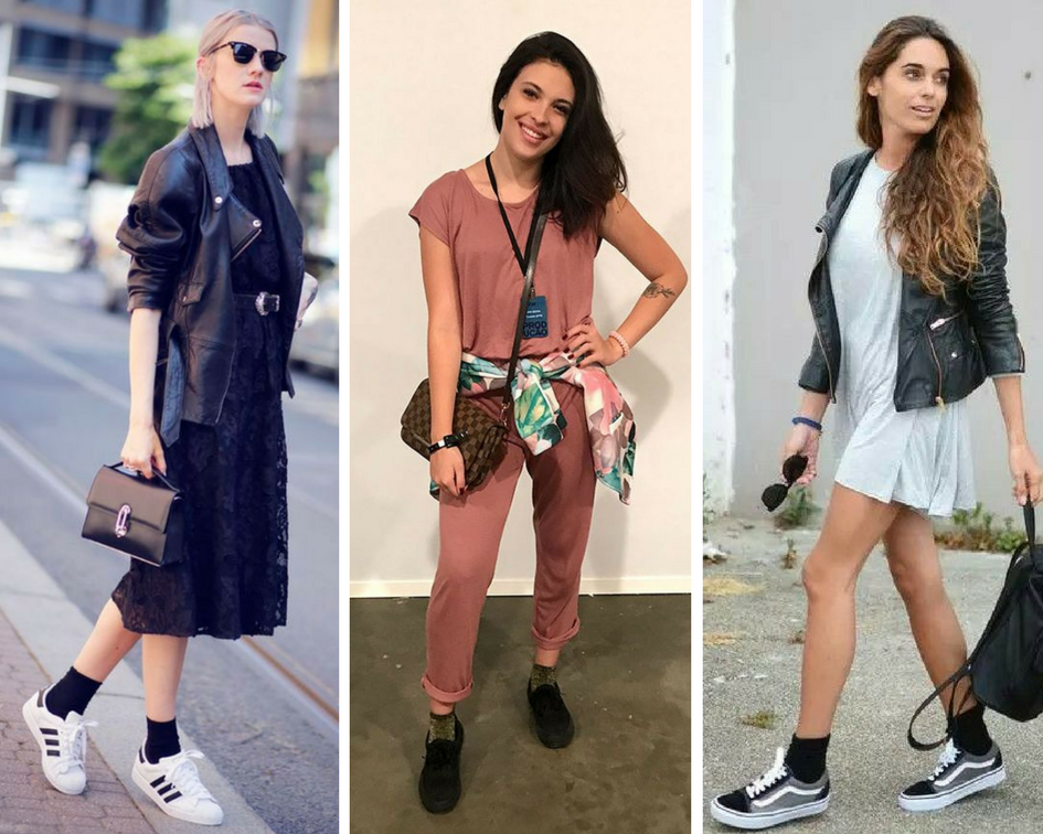 Tendência: Truque de Styling - Meias Aparecendo