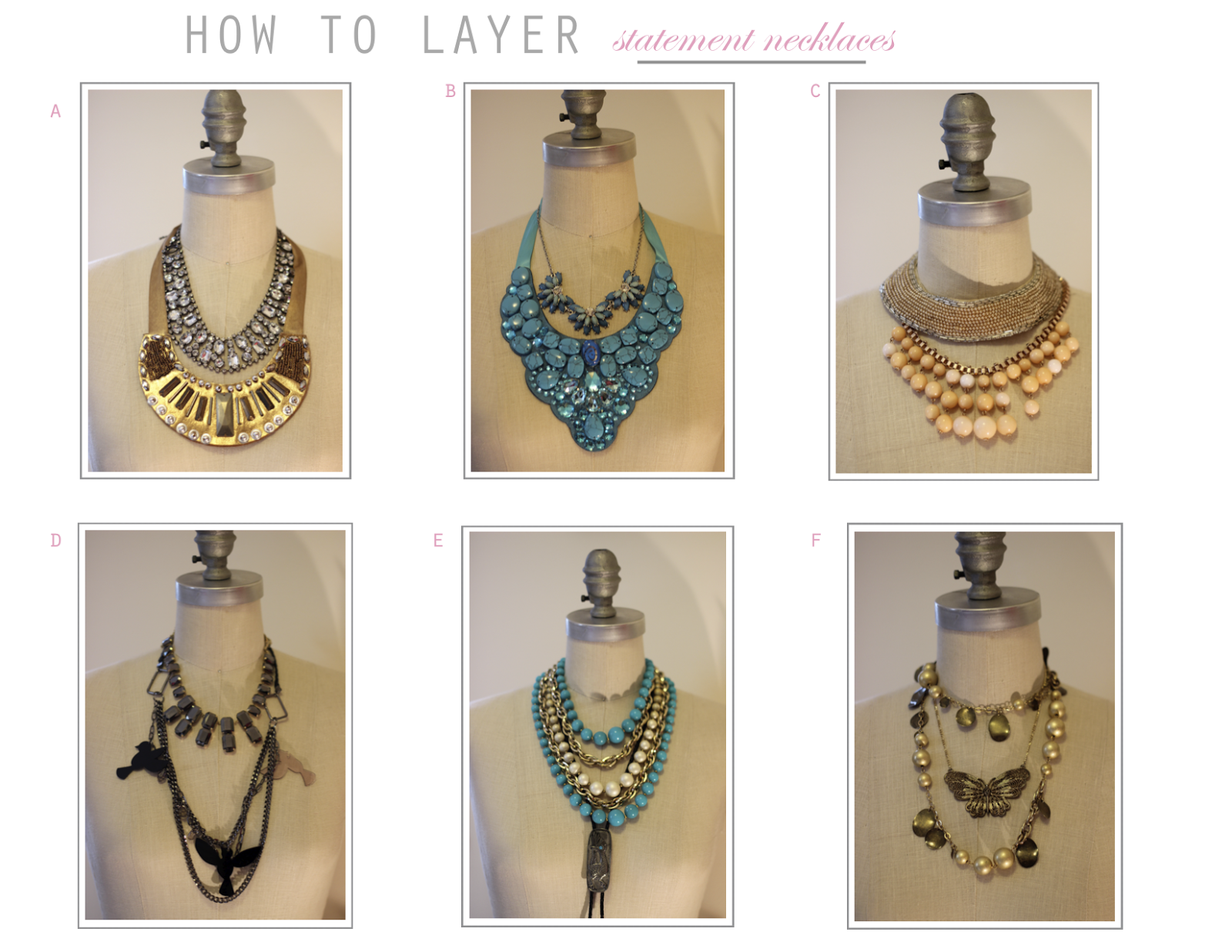 Layering Statement Necklaces – Dina's Days