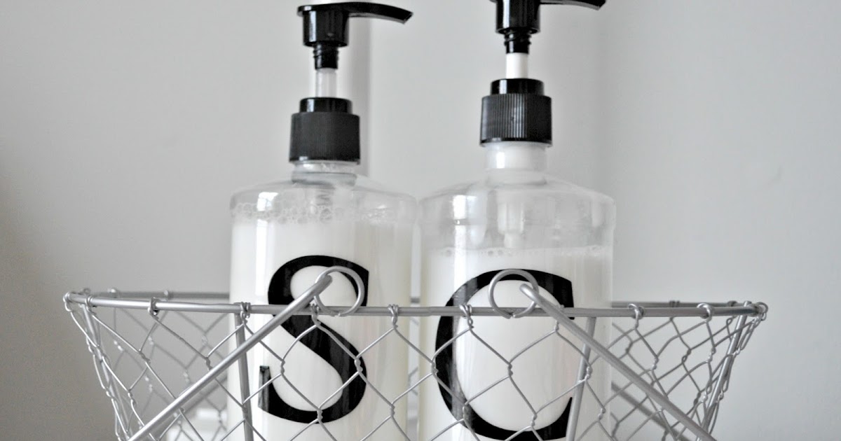 Decorative Shampoo Dispenser Easy Craft Ideas