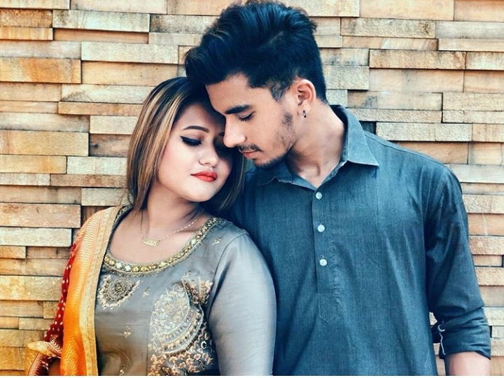 Shanaya Khan with husband