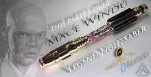 Mace Windu Legend Lightsaber 24K gold