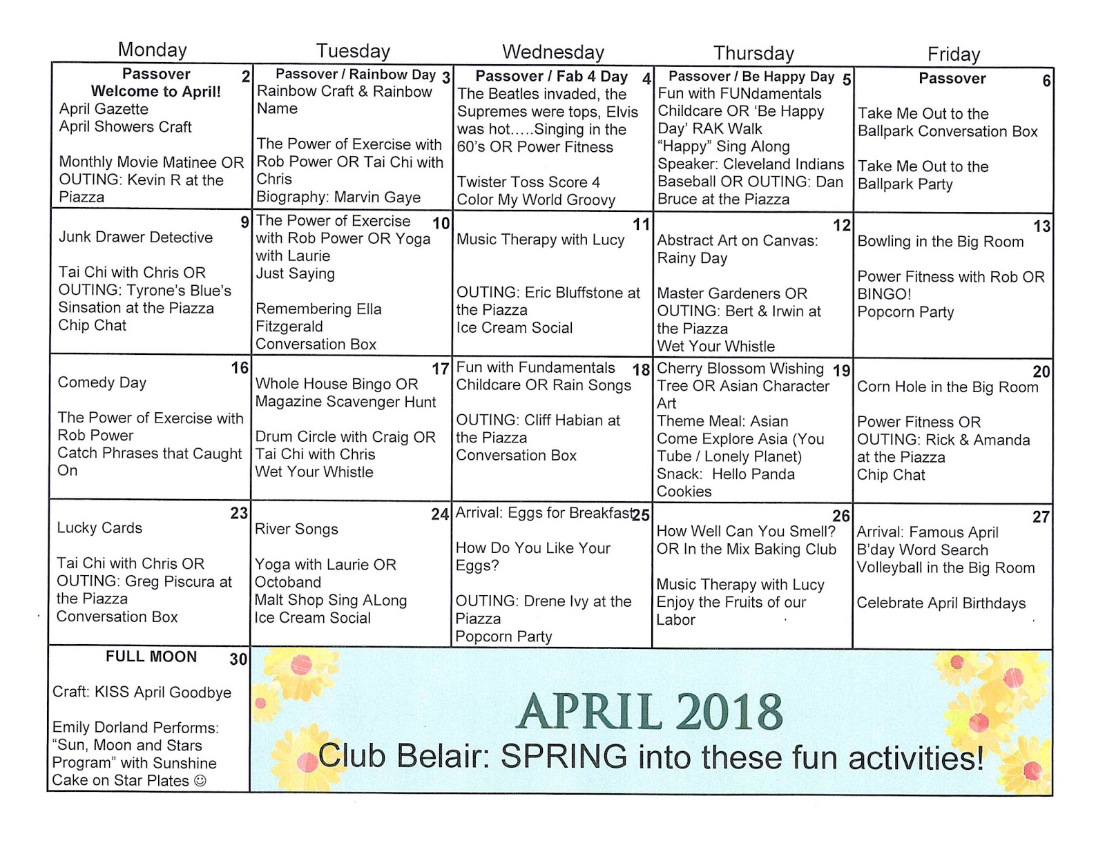 Menorah Park's Mandel Adult Day Center in Cleveland, Ohio