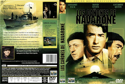 Carátula: Los cañones de Navarone | 1961 | The Guns of Navarone Cover, Dvd, Caratula: Los cañones de Navarone | 1961 | The Guns of Navarone