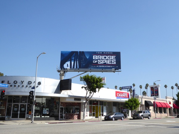 Bridge of Spies movie billboard West L.A. Bridge of Spies billboard