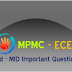 MPMC II-MID Important Questions for ECE