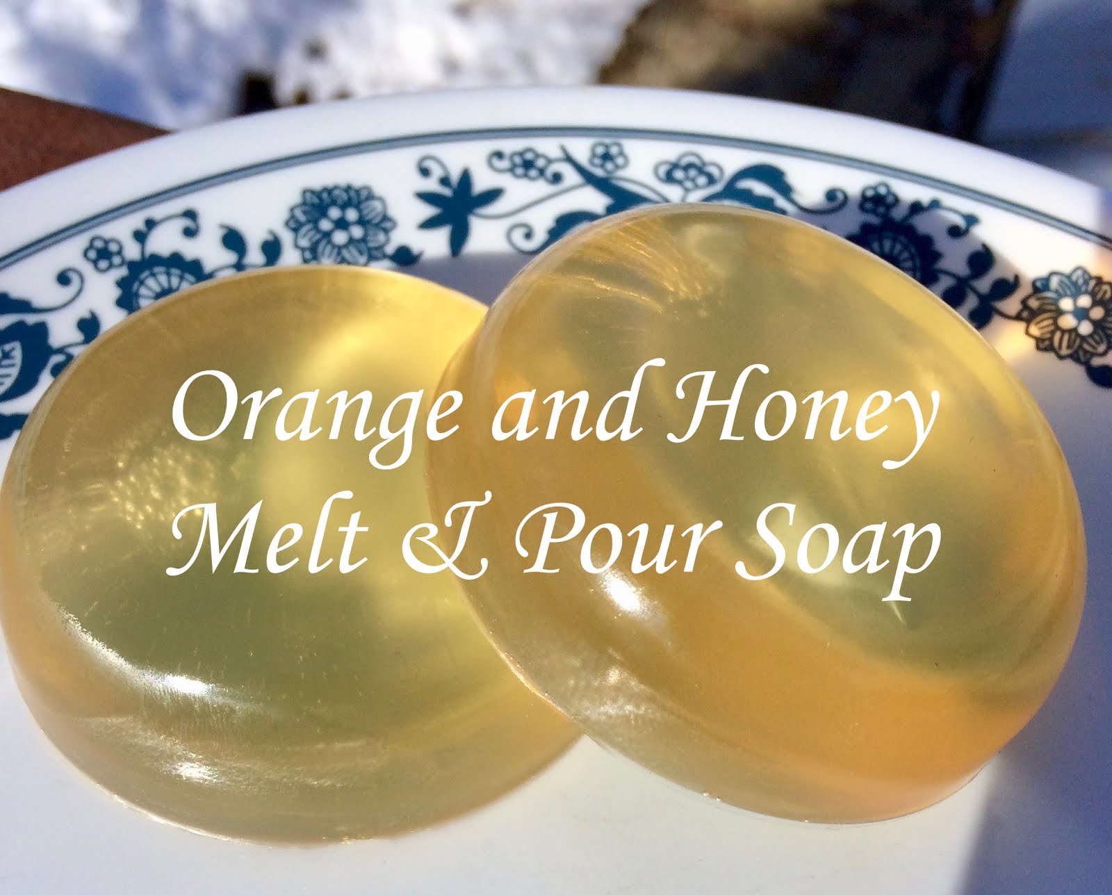 HomeCooked & Handmade Orange and Honey Melt and Pour Soap