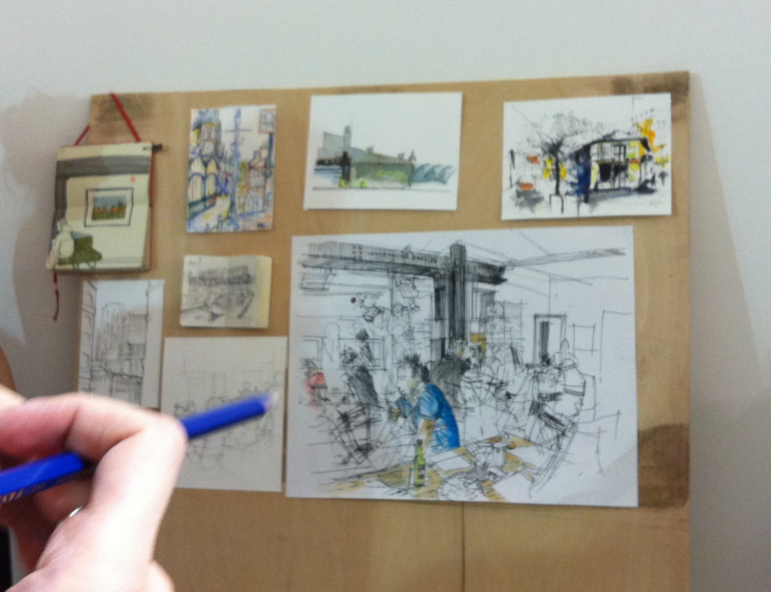 Simone Ridyard : Kurio Up North masterclass in urban sketching