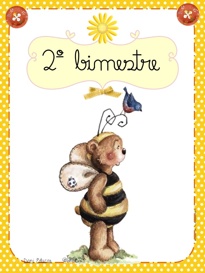 Capas bimestrais para caderno do professor