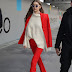 Gigi Hadid fits Up forward of Versace's Show