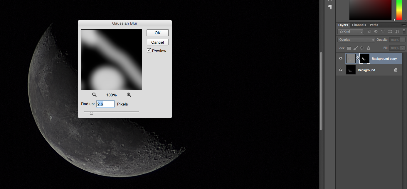My DSLR Moon Photo Workflow with Screenshots [Stellar Neophyte Astronomy Blog]
